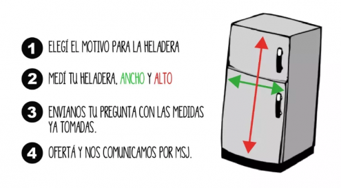Vinilos de Heladera (Todos los Motivos) - Imagen 2